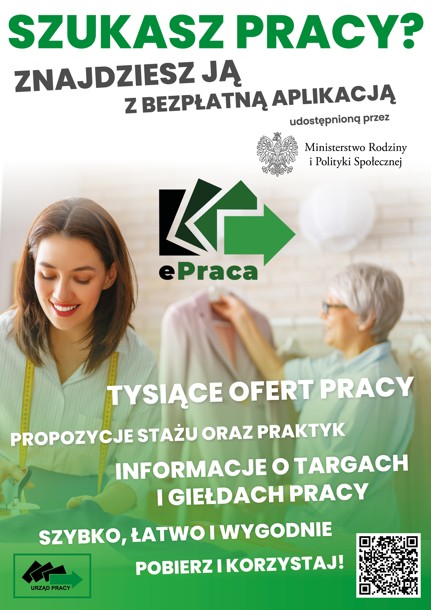 Plakat aplikacja ePraca