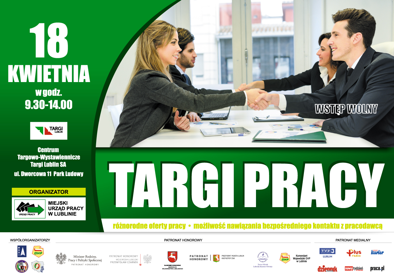 Plakat Targi Pracy Lublin 2018